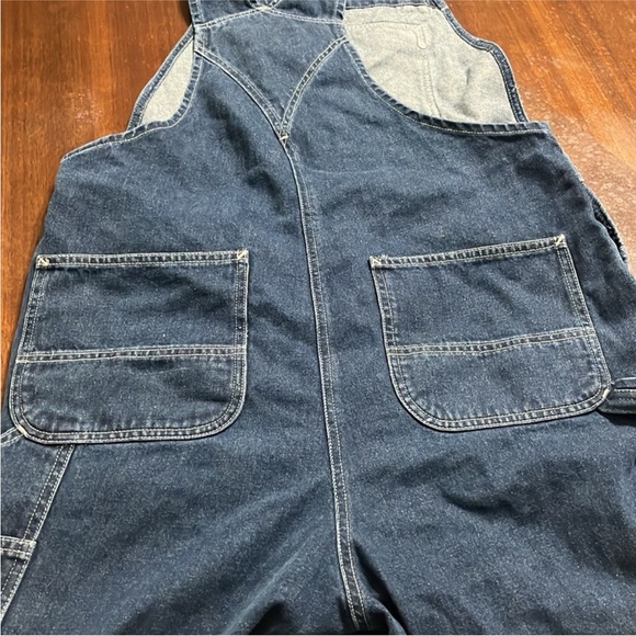 Carhart men's LOOSE FIT DENIM BIB OVERALL - Picture 7 of 11